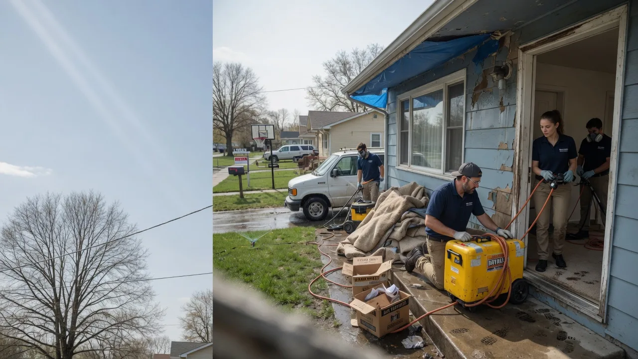 Basement Flood Cleanup in Two Rivers, WI near me